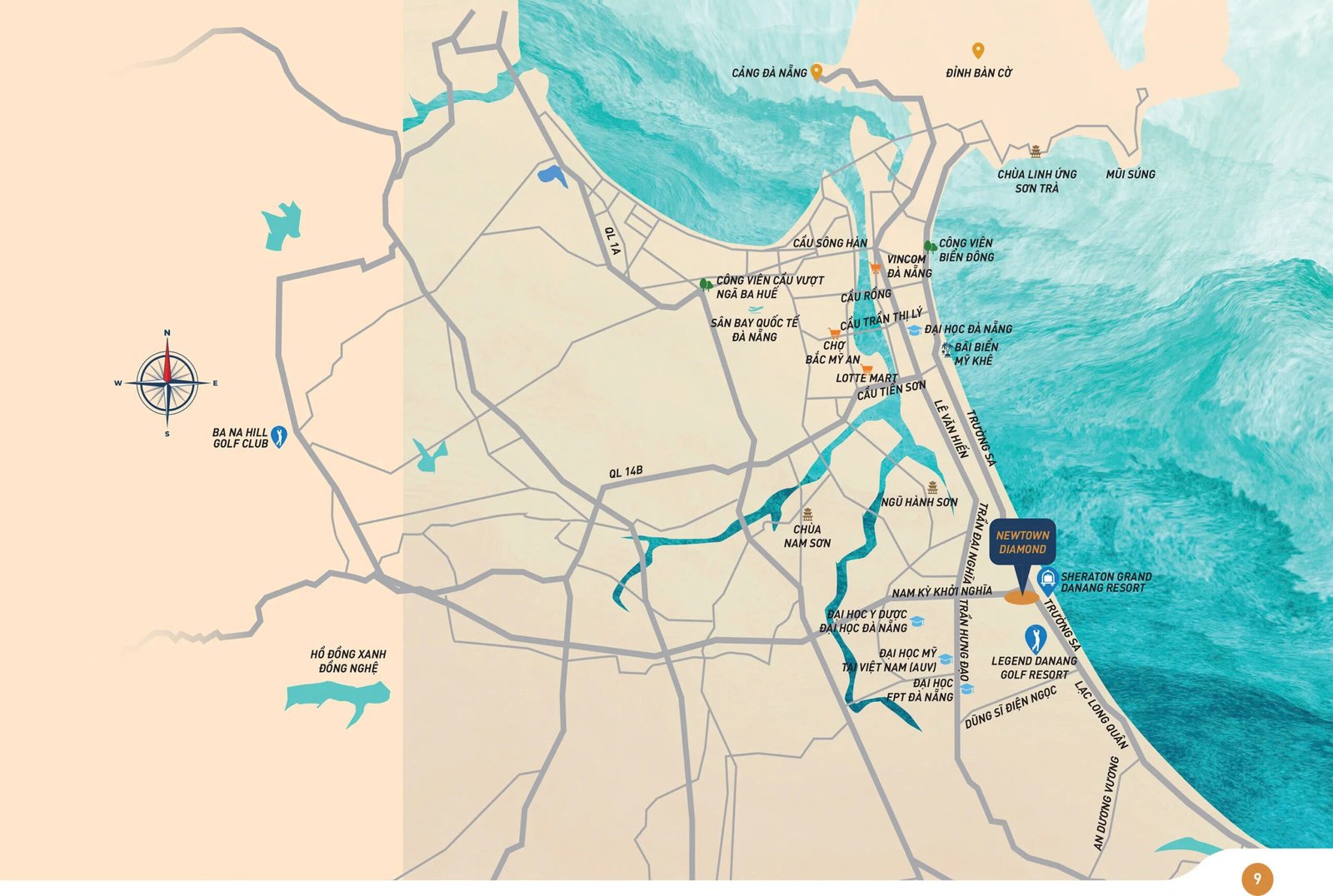 VỊ TRÍ DỰ ÁN NEWTOWN DIAMOND